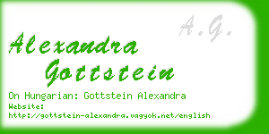 alexandra gottstein business card